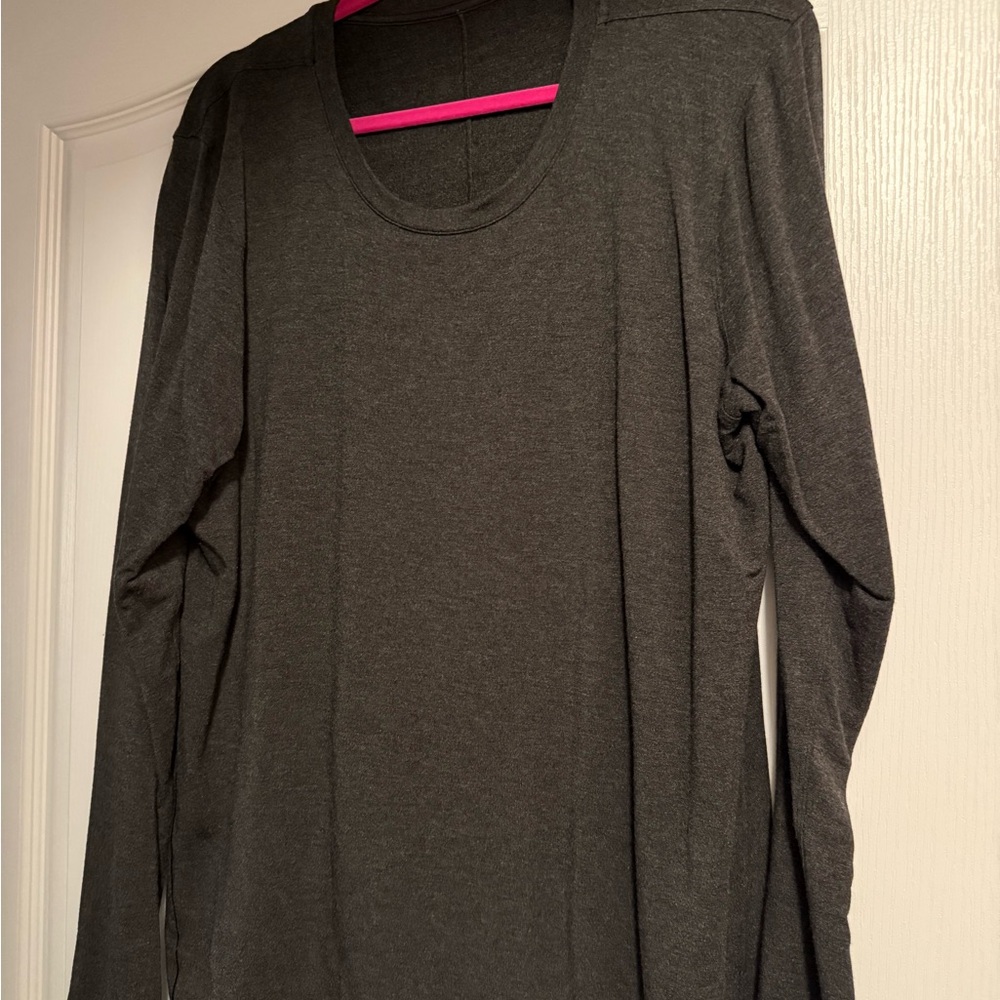 Lululemon Athletica Gray Long Sleeve T-Shirt Love Modal 14